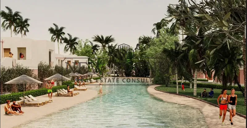 Villa fully finished direct on lagoon with installments till 2035