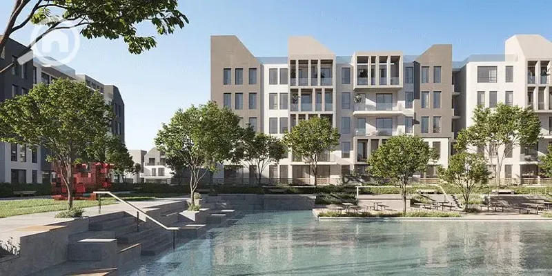 Apartment for delivery " SOON " directly overlooking the river - in the most important location in Sheikh Zayed