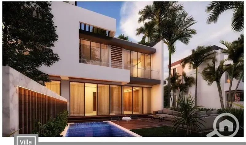 Townhouse 146. M with swimming pool in Nyoum Mostakbal City for sale with down payment and installments over years with the best market price
