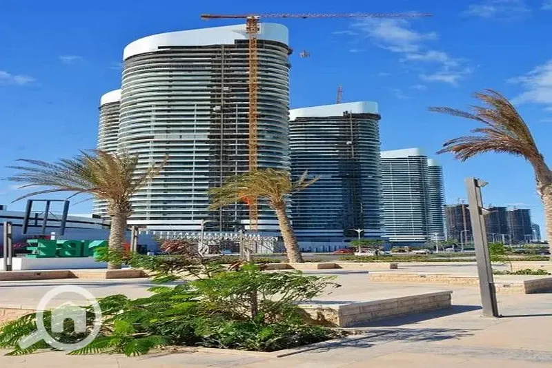 Chalet for sale fully finished El Alamein Towers North Coast with Installment