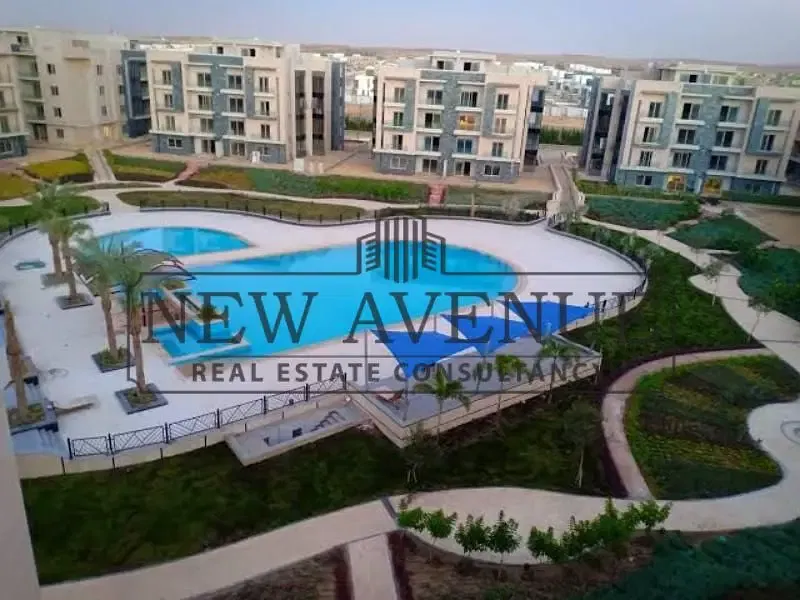 Apartment for sale - in Galleria Moon Valley compound with a very attractive price - High End Finishing - Large area garden- Very prime location view
