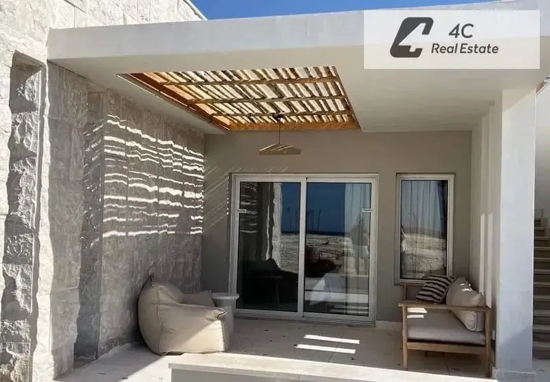 With the lowest down payment in market fully finished chalet 67 m with very prime location for sale in seashore hyde park ras el hekma north coast